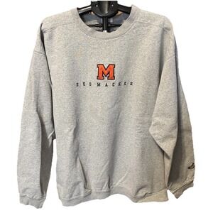The Cotton Exchange Mens XL GUS‎ MACKER Peanut Guy Sweatshirt Gray Vintage